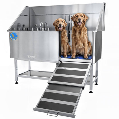KANIS - Professional Stainless Steel Dog Bathing Station