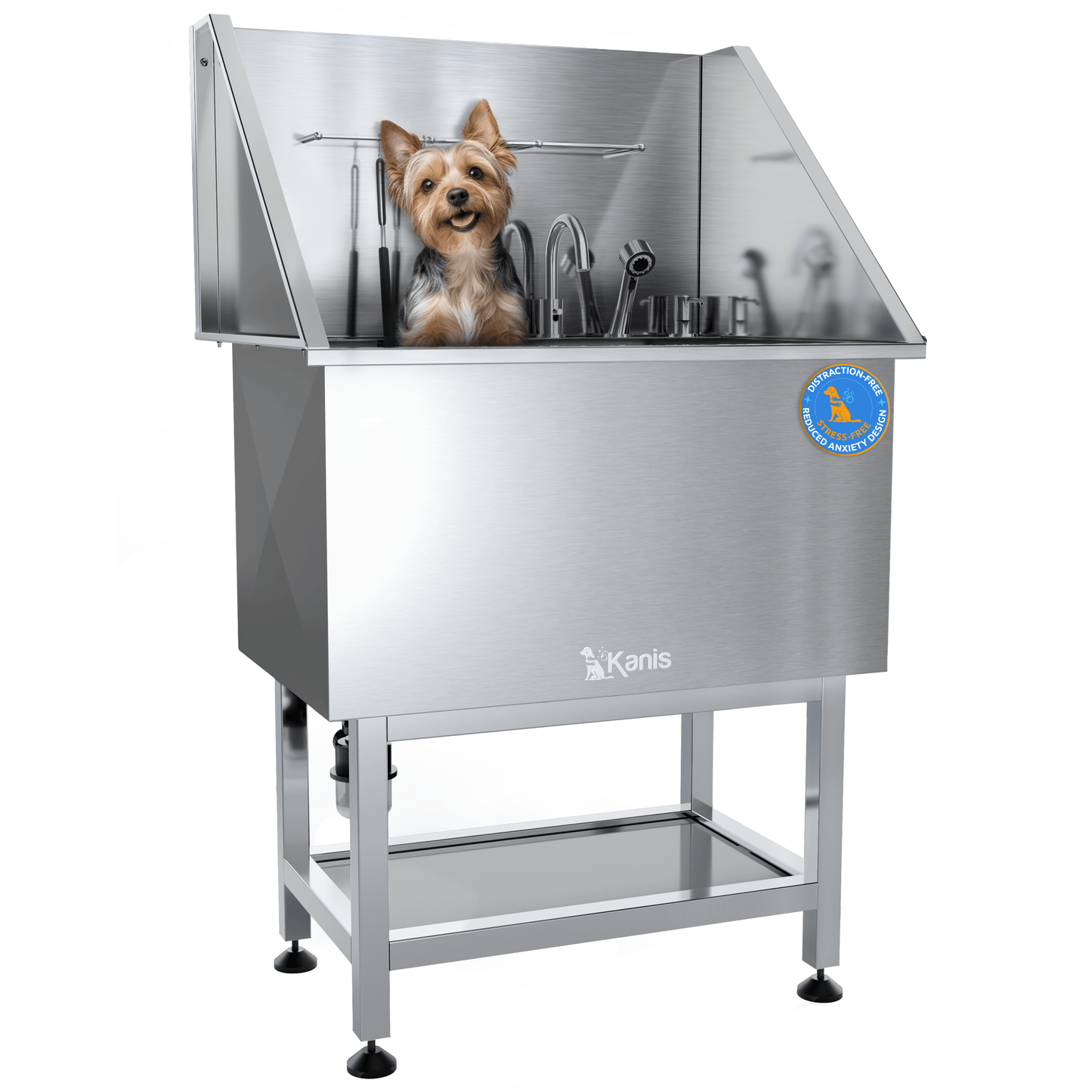 KANIS - Professional Stainless Steel Dog Bathing Station