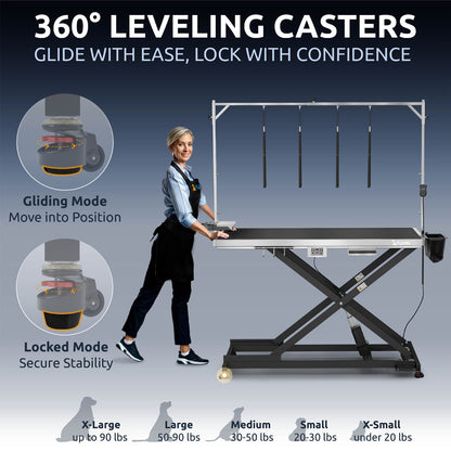 KANIS - Professional Electric Dog Grooming Table