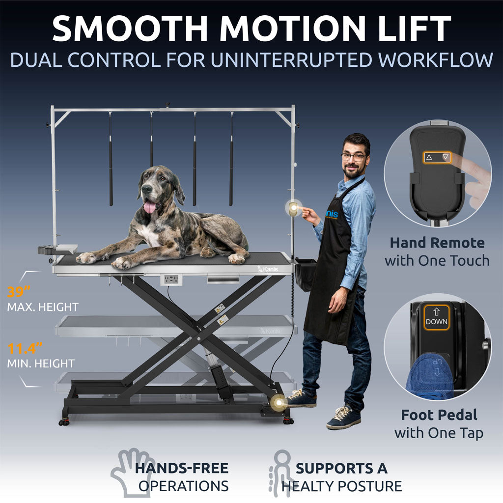 KANIS - Professional Electric Dog Grooming Table