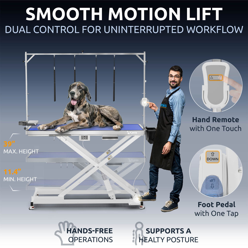 KANIS - Professional Electric Dog Grooming Table