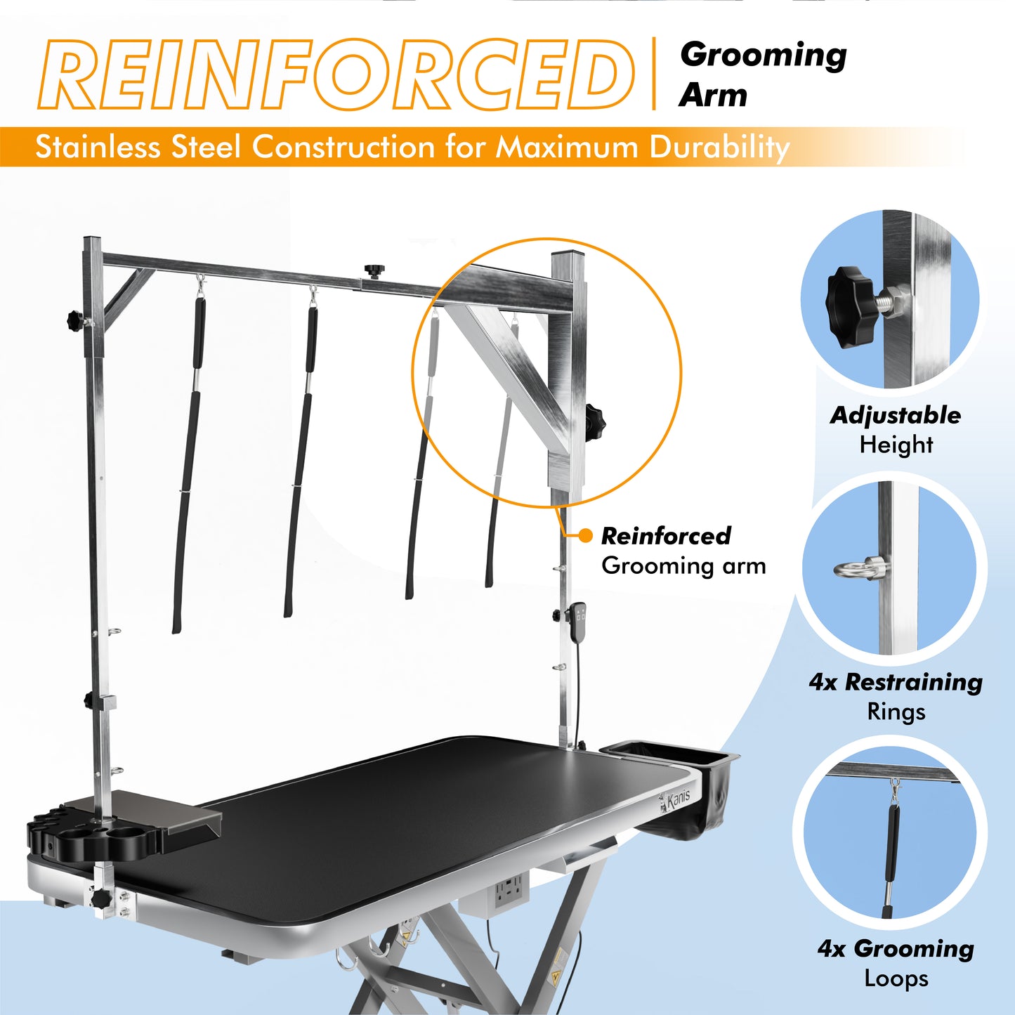 KANIS - Professional Electric Dog Grooming Table
