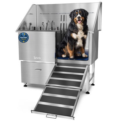 KANIS - Professional Stainless Steel Dog Bathing Station