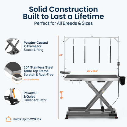 KANIS - Professional Electric Dog Grooming Table
