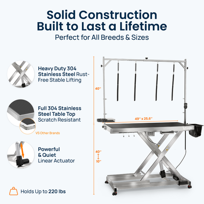 KANIS - Professional Electric Dog Grooming Table