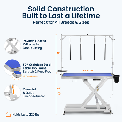 KANIS - Professional Electric Dog Grooming Table