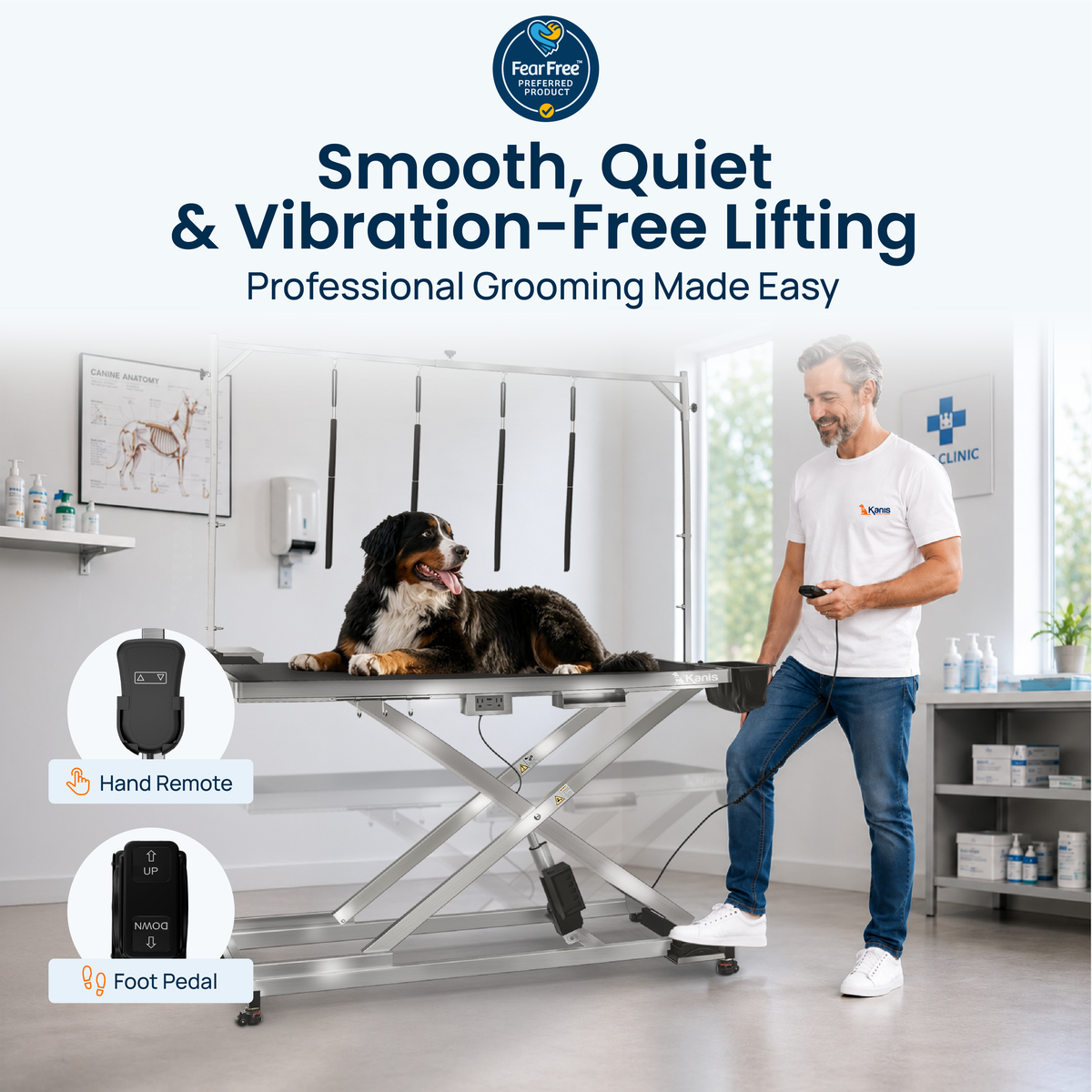KANIS - Professional Electric Dog Grooming Table