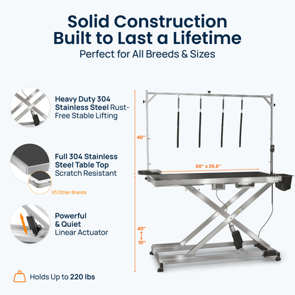 KANIS - Professional Electric Dog Grooming Table