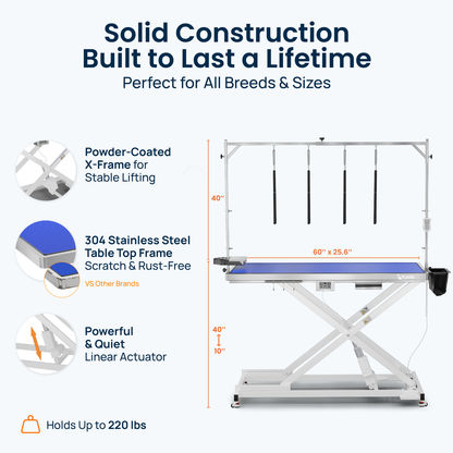 KANIS - Professional Electric Dog Grooming Table
